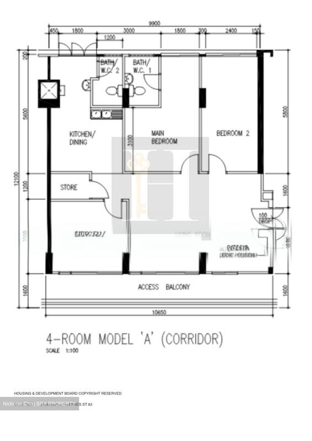 Blk 865 Tampines Vista (Tampines), HDB 4 Rooms #556329281